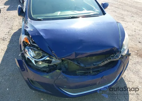 2013 Hyundai Elantra Gls z USA, uszkodzony, nr VIN 5NPDH4AE5DH455043